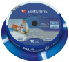 Диск BD-R Disc 25Gb  6x Verbatim уп.10 шт. на шпинделе Printable <43751>