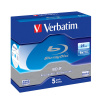 Диск BD-R Disc 25Gb 6x Verbatim уп. 5шт. Slim Color 43774 (Односторонний диск Blu-ray Single layer д