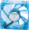 Вентилятор Exegate <8025M12B/LED2> 80x80x25mm, BLUE LED, SMART, 2200 об./мин., 1B1S, 3pin