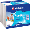 Диск CD-R    700  Mb 52x , Slim Case, Verbatim (уп. 20 шт. printable) за шт.