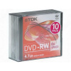 Диск DVD-RW   4.7Gb 6x TDK Slim Case (уп. 10 шт.) за шт.